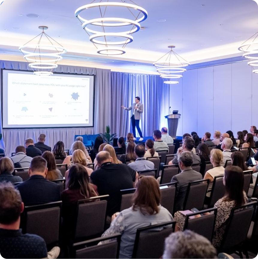 B2B eCommerce World audience watching a session