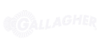 Gallagher white logo